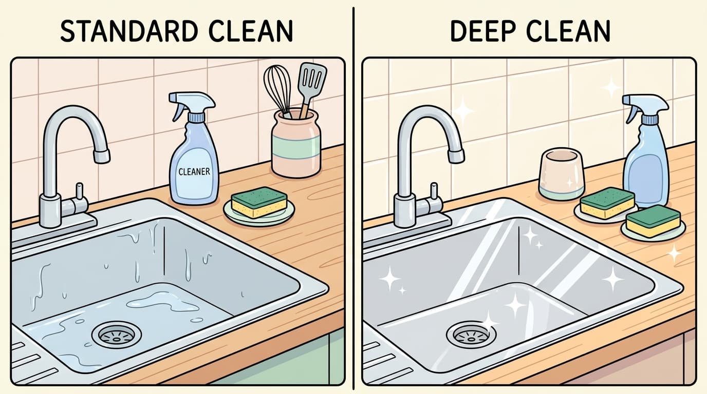 Deep Cleaning vs. Standard Cleaning: Which Does Your Home Need?
